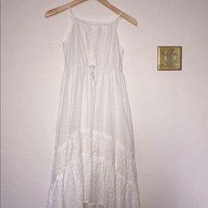 White sun dress